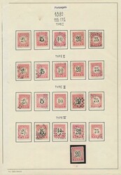 Strafport und Dienst, 1874/1946, Sammlung auf Albumblättern ...