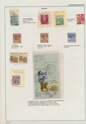 Schöne Sammlung auf Albumblättern mit seltenem Material, darunter ...