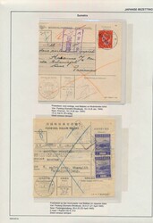 Schöne Sammlung auf Albumblättern mit seltenem Material, darunter ...