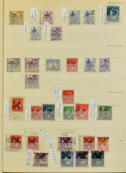 Interessante Sammlung in Einsteckbuch mit viel Sumatra, Borneo, ...