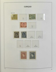 1873/1992, collection in Davo album + Netherlands Antilles, vf/f/to ...