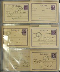 Dutch East Indies, 1873/1949, 2 albums (ZK/BRF/PWST) with a very ...