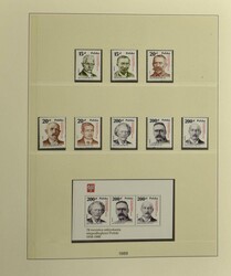 1962/2009 Very extensive collection in 8 albums, almost entirely mint ...