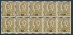 1918 "K.U.K. Feldpost - 30 olive" with "BANI" overprint, souvenir ...