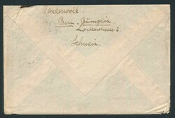 1931 Nice letter with Tell franking from Bern to New York with ...