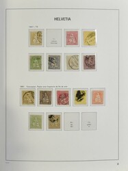 1854/1970 From 1882 fairly complete collection in Davo album, ...