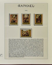 Raphaël, very beautiful accumulation in 2 special Lindner albums, ...