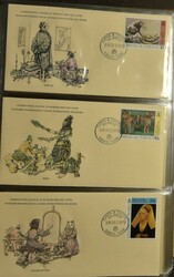 1980/2006 Beautiful accumulation "The greatest art stamps of the ...