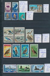 Birds, Middle East various countries, Tripolitania n° 135, 139 ** ...