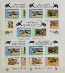 Greenpeace, 106 sets and 61 souvenir sheets, including imperforate ...