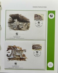 10 Mappen mit Marken und FDCs, einwandfreiOriginal niederländische ...