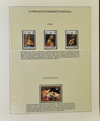 Christmas, very nice collection in 2 special Lindner albums, stamps ...