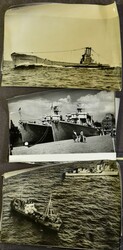 Various, including many press photos of ships (around 1950), arrival ...