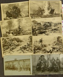 Divers, dont de nombreuses photos et cartes postales (127 pièces + 3 ...