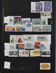 1951/1998 Collection in stockbook, New York, Vienna, Geneva, stamps ...