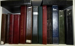 Albums, 18 empty, mostly very good quality with sheets for picture ...