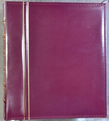 Leuchtturm, 2 ring binders with plastic sheets (filled with modern ...