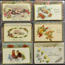 Dans 2 albums modernes, sur feuilles volantes, dans une boîte et un ...