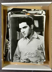 PHOTOGRAPHS: Box of photographs of film stars + musicians (Dozens of ...