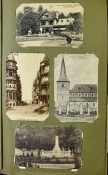 Various places and views, in old album (496 items)  Original Dutch ...