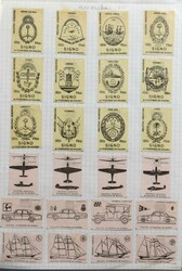 MATCHBOX LABELS: in 6 binders/folders, classified by country  ...