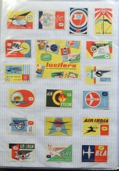 MATCHBOX LABELS: in 7 boxes/trays with folders and complete boxes + 6 ...