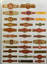CIGAR BANDS: 1 catalogue (in folder) and series of bands of all kinds ...