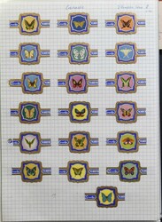 CIGAR BANDS: Sets of bands (alphabetically classified) from A to C, ...