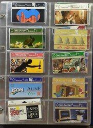 TELEKARTEN: in 2 Kartons und 1 Ordner (+/-100 Stücke)Original ...