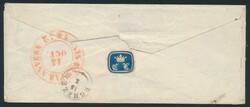 1832 Forerunner as envelope, from Rotterdam, type 11, to Longchamps, ...