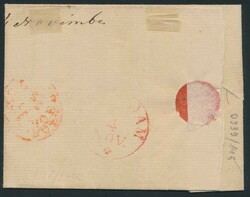 1843 Forerunner with contents, from Weert, dated 2 November 1843, ...