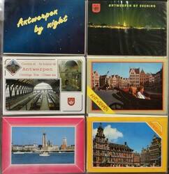 Many Antwerp and some fantasy, 6 modern binders, with large-format ...