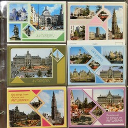 Many Antwerp and some fantasy, 6 modern binders, with large-format ...