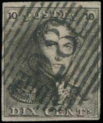 N° 1-V2 „Verringerte Rahmenlinie und Zahl”, vollrandig, ...