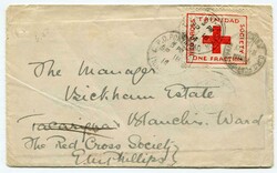 1914 local envelope franked 'ONE FRACTION/RED ...