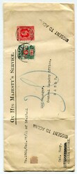 1911 taxed On His Majesty's Service envelope from the Colonial ...