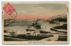 1921 postcard addressed to Turin with message franked 1d adhesive ...