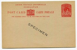 1938 1 1/2d stationery card "SPECIMEN' SuperbAutomatisch generierte ...