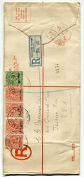 1920 Formula registered stationery envelope (H2) addressed to Jackson ...