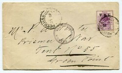 1900's censored envelope addressed to a Boer Prisoner at Green Point. ...