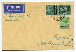 1933 First flight envelope carried on Imperial Airways 1st India - ...