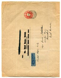 1937 Great Britain private 1d stationery wrapper originally printed ...