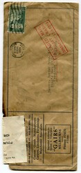 1954 envelope addressed to Liverpool franked Australia 2/- Royal ...