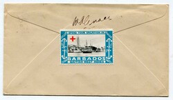 1940 envelope addressed to the U.S.A. franked 3d adhesive tied ...