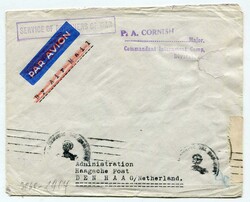 Undated WW.11 censored envelope addressed to The Netherlands from a ...