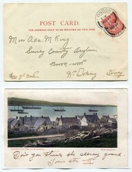 1913 postcard addressed to Surrey franked Greast Britain 1d adhesive ...