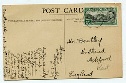 1939 postcard (Gloucester Castle) addressed to Kent franked 1d ...