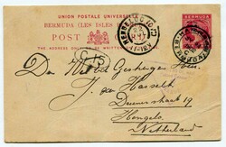 1902 censored 1d stationery card headed 'Burt's Island' with long ...