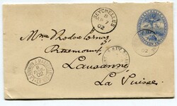 1902 15c stationery envelope addressed to Switzerland cancelled ...