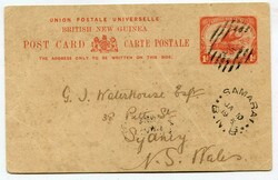 1904 1d stationery card headed and dated 'Kirioma 26th DEc 1904' ...